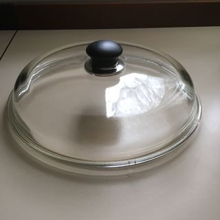 Lotto 5 coperchi pentole vetro e acciaio