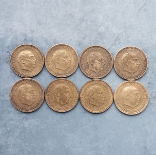 8 pesetas de Fco Franco 1953 - 1963