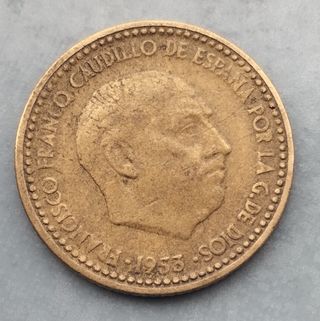 8 pesetas de Fco Franco 1953 - 1963