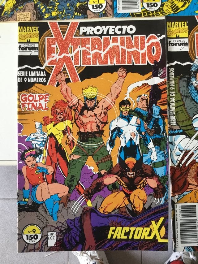 serie completa 9 cómics proyecto exterminio 1990