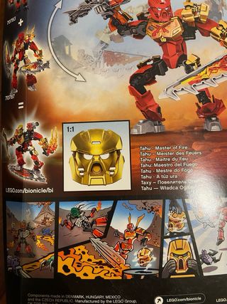Lego Bionicle 70787 Tahu Master Of Work