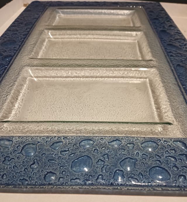 Bandeja de vidrio decoración y uso 5€