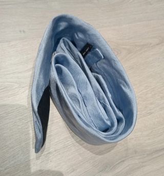 Corbata azul grisácea Zara