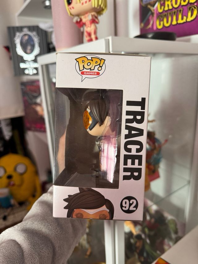 Funko pop set overwatch Tracer y Mercy