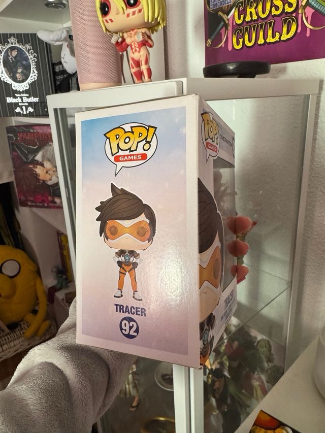 Funko pop set overwatch Tracer y Mercy