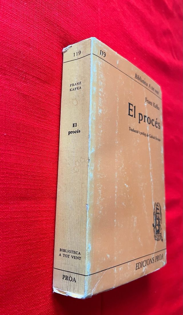Libro Franz Kafka El Procés
