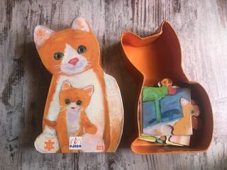 PUZZLE GATA e Gatito.