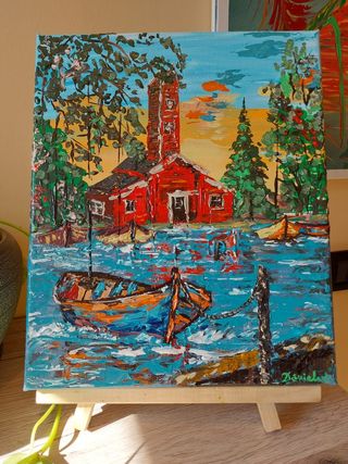 Quadro su tela in acrilico 25x30