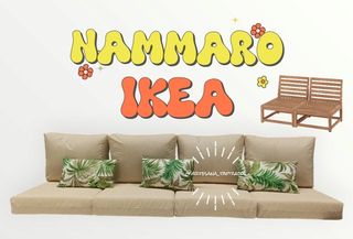 Cojines para conjunto Nammaro de Ikea