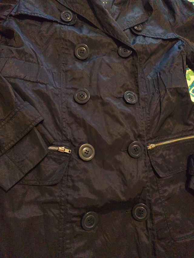 Gabardina mujer t/m azul marino