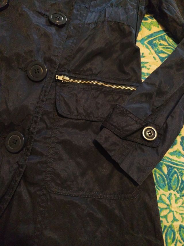 Gabardina mujer t/m azul marino