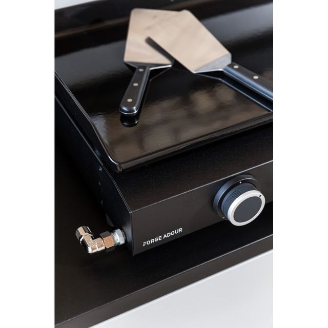 Ferro da stiro a gas in acciaio nero BASE 45