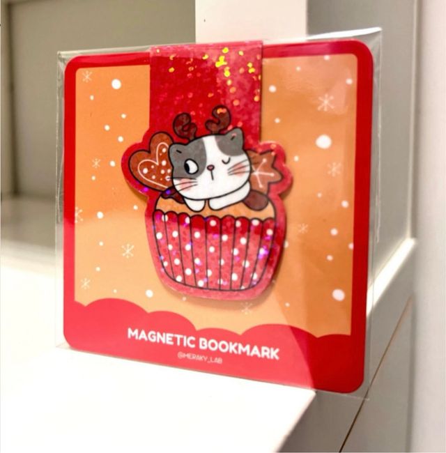 Segnalibro magnetico gattino tazza