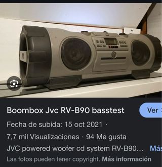 JVC Boomblaster RVB99