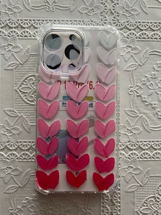 Cover / Custodia con cuoricini per iPhone 13 Pro