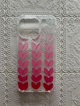 Cover / Custodia con cuoricini per iPhone 13 Pro