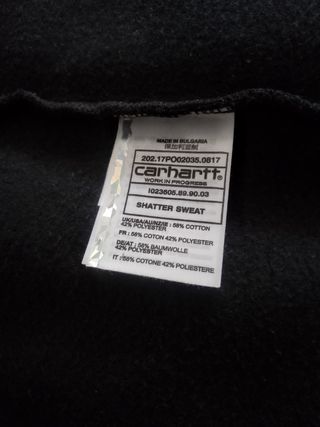Sudadera Carhartt nueva