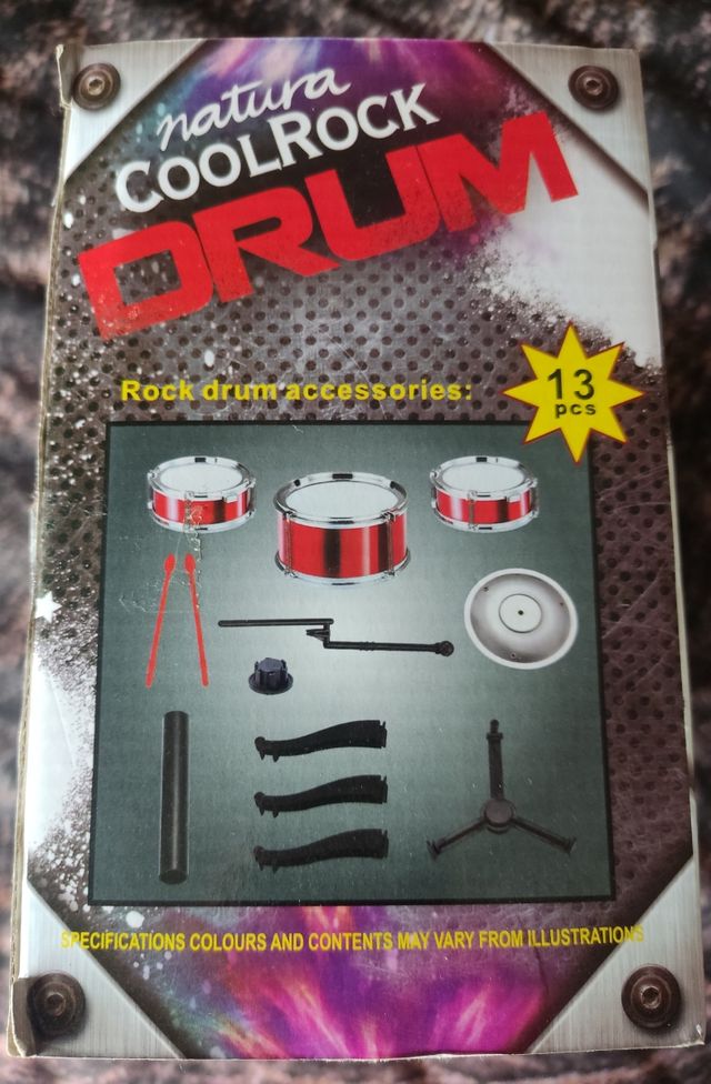 Juguete batería cool rock