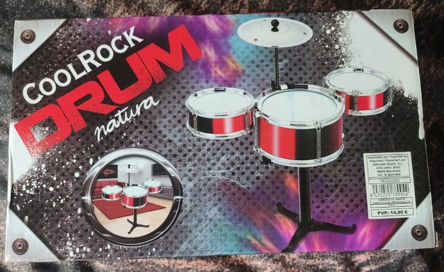 Juguete batería cool rock