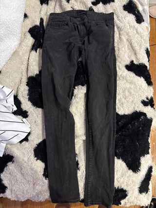 pantalones vaqueros hombre negros