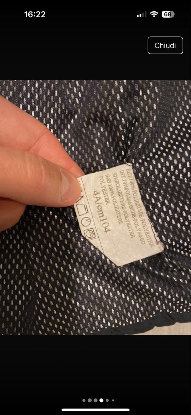 Giubbino simile refrigewear bimbo/a tg 4 anni