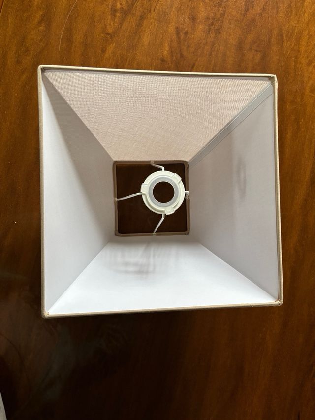 Pantalla lampara de mesa