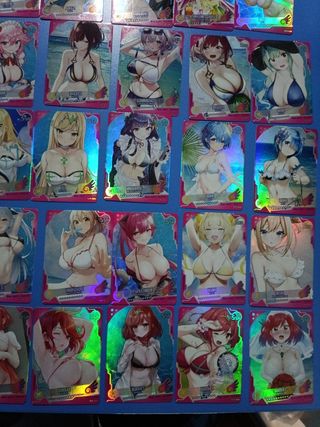 Set completo card anime manga waifu goddess story