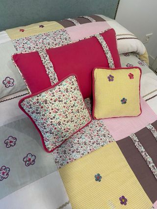 Edredon colcha patchwork