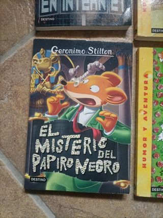 Pack 6 libros de Gerónimo Stilton 