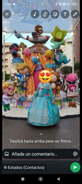 Traje fallera niña 3-4 años