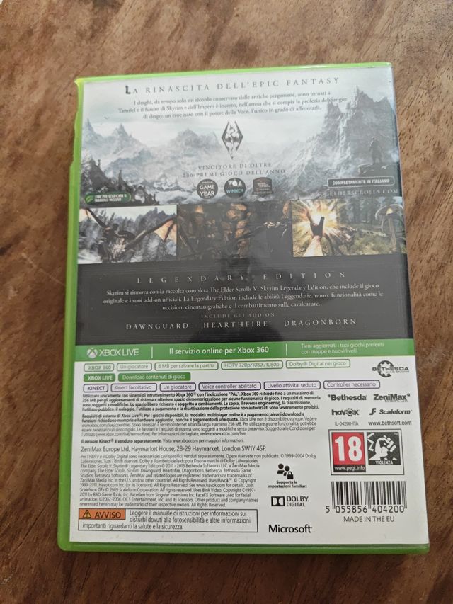 Skyrim Legendary edition - Xbox 360