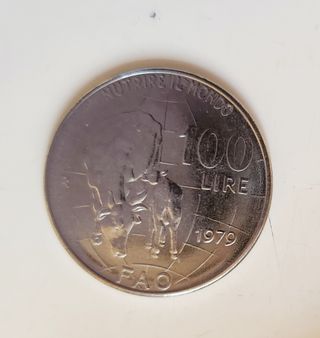 100 Lire FAO 1979