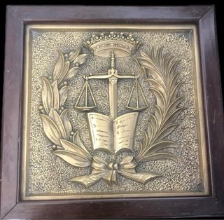 cuadro de Insignia de abogacia 