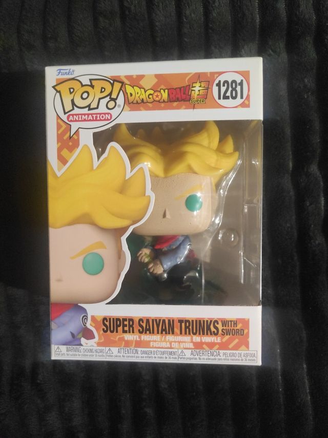 FUNKO POP! DRAGON BALL Super sayan trunks with swo