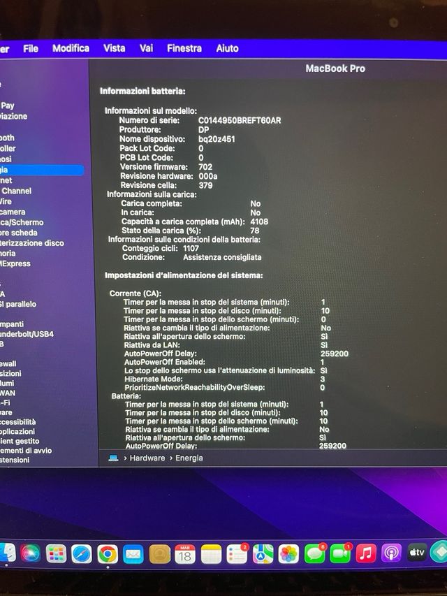 Macbook Pro retina 16 gb ram