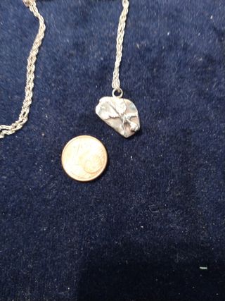 Colgante de lagarto ibicenco en plata pura.