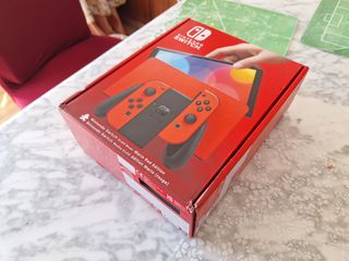 caja consola nintendo switch oled
