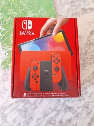 caja consola nintendo switch oled