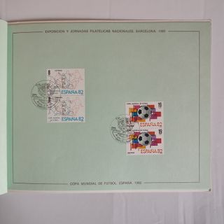 Álbum con sellos EXFILNA-80 (Barcelona, 1980)