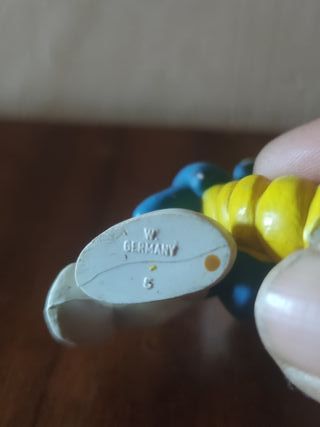 Figura PVC Pitufo Cosecha 1980