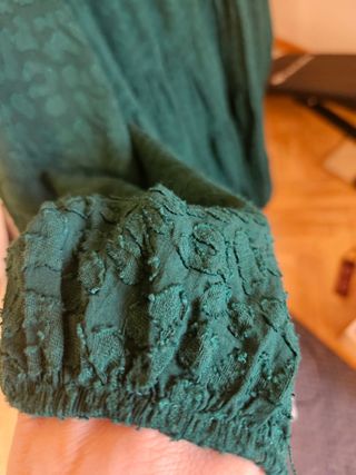 Vestido verde- Zara- talla s