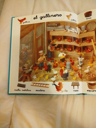Primeras palabras de la granja (Cosas de niños) (Spanish Edition)