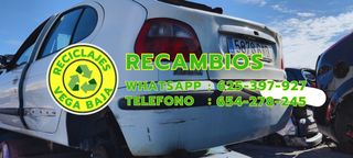 Recambios Renault Mégane de color blanco