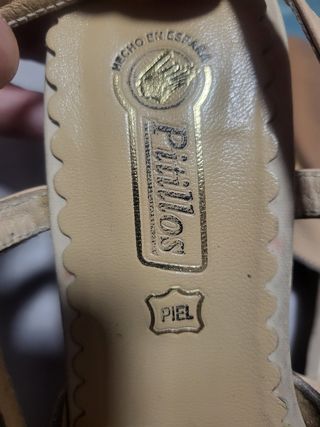 Sandalias beige Pitillos