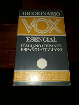 Diccionario vox esencial italiano-español, español-italiano