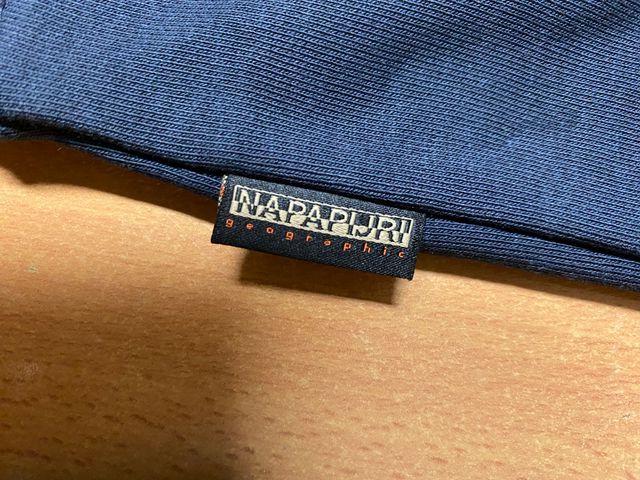 Napapjiri felpa maglione zip NP0A4FQX blue