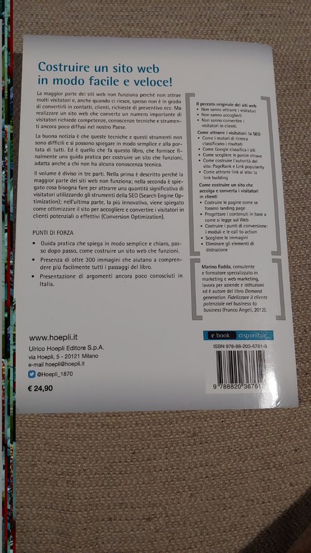 Libro Il mio sito web vincente. Guida pratica a SE