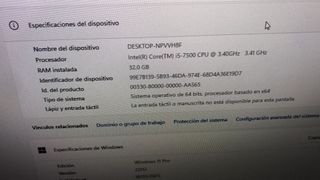 LENOVO M710S CON 32GB DE RAM