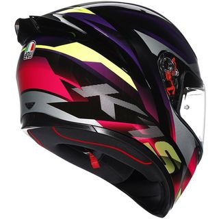 ¡13%DTO! AGV CASCO K1 S E2206 FASTLAP BLK/PRP/PINK