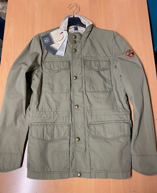 Giacca Napapjiri estiva N0YHBR verde oliva